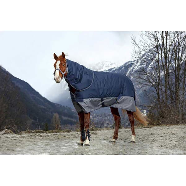 Equitheme Vedenpitävä Kaulasuojus Tyrex 600 D Polyfil 200g Sininen Full