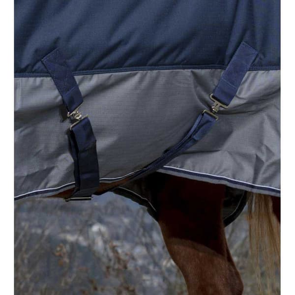 Equitheme Standard Valdeltagande Matta Tyrex 600 D Polyfil 50g Blå 215-165 cm