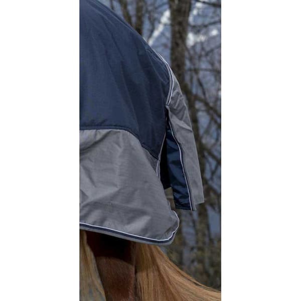 Equitheme Standard Valdeltagande Matta Tyrex 600 D Polyfil 50g Blå 215-165 cm