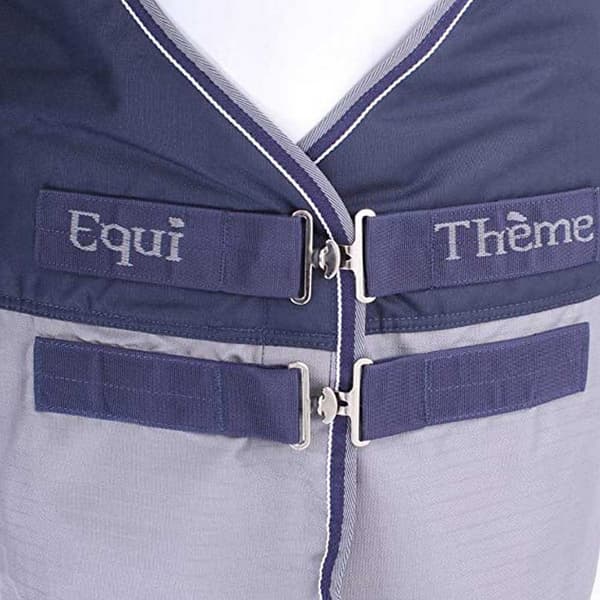 Equitheme Vakio Äänestysmäärä Matto Tyrex 600 D Polyfil 300g Sininen 168-120 cm