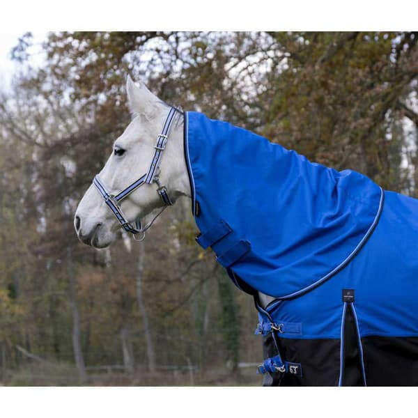 Equitheme Vattentätt Halsskydd Tyrex 1200 D Polyfil 200g Blå Pony