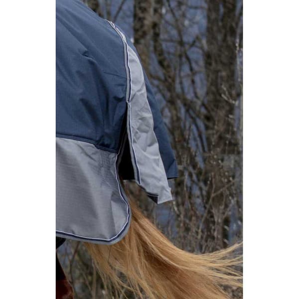 Equitheme Hög Hals Valdeltagande Matta Tyrex 600 D Polyfil 0g Blå 215-165 cm