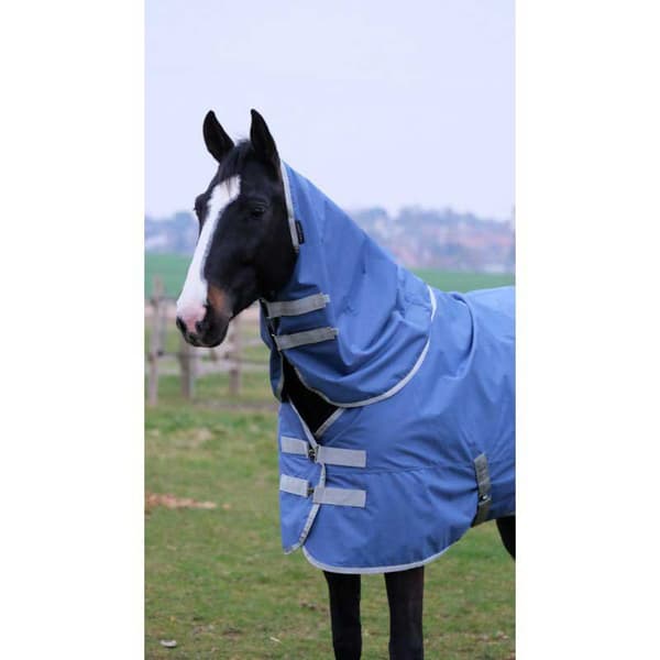 Equitheme Halsskydd Tyrex 600 D Polyfil 150g Blå Cob