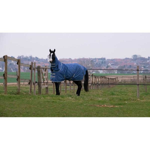 Equitheme Halsskydd Tyrex 600 D Polyfil 150g Blå Cob