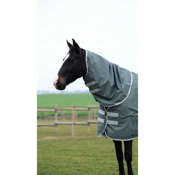 Equitheme Återvunnet Halsskydd Tyrex 600 D Polyfil 150g Grönt Pony