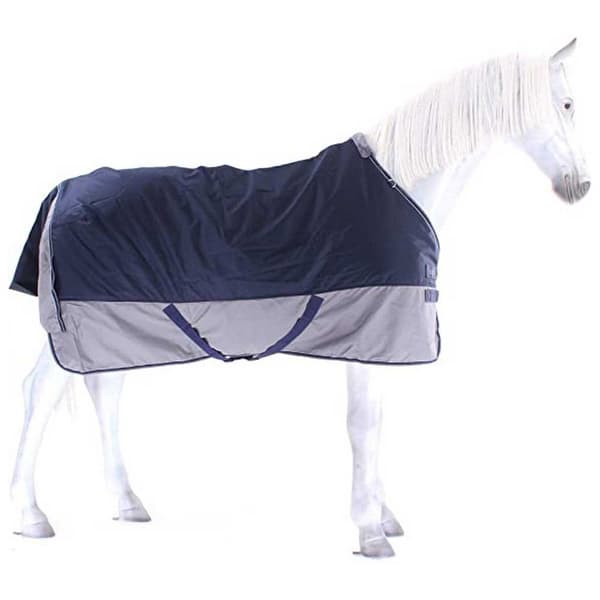 Equitheme Standard Valdeltagande Matta Tyrex 600 D Polyfil 300g Blå 130-95 cm