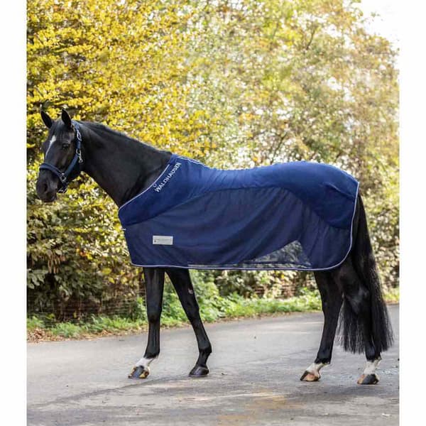 Waldhausen Fluetæppe Fleece Comfort Blå 135 cm