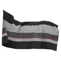 Miniatyrbild 1 av 2: Kentucky Square Stripes Heavy Fleece Matta Grå 140 x 120 cm