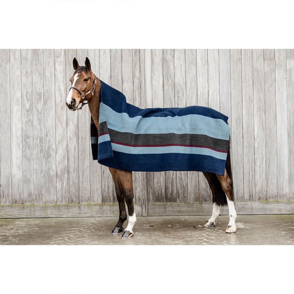 Kentucky Square Stripes Heavy Fleecematto Sininen 210 x 200 cm