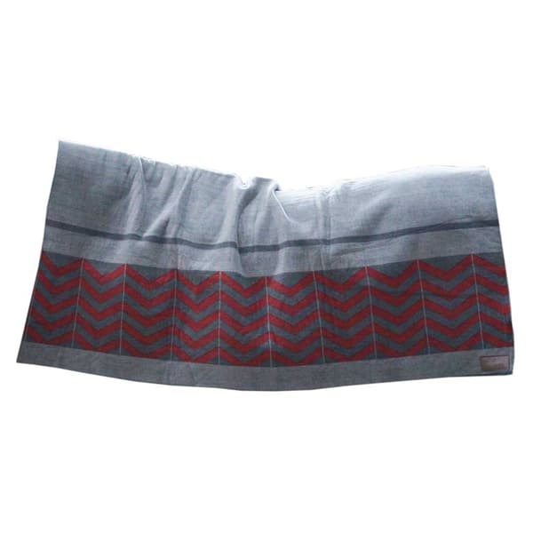 Kentucky Tæppe Square Fishbone Heavy Fleece  210 x 200 cm