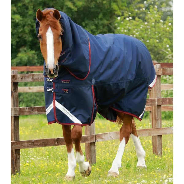 Premier Equine Titan 450g With Snug-fit Neck Cover Dækken  152 cm - XS Neck
