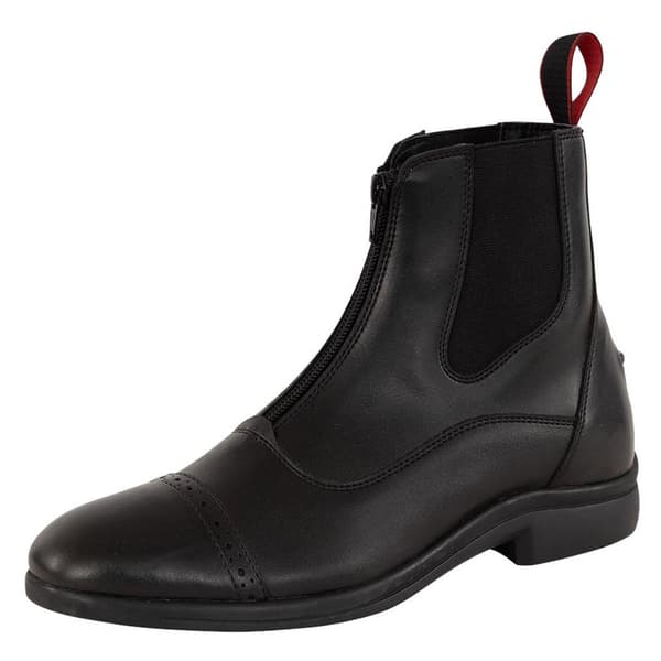 Premiere Ridestøvler Jodphur Waco Front Zip Vegan Leather Sort EU 42