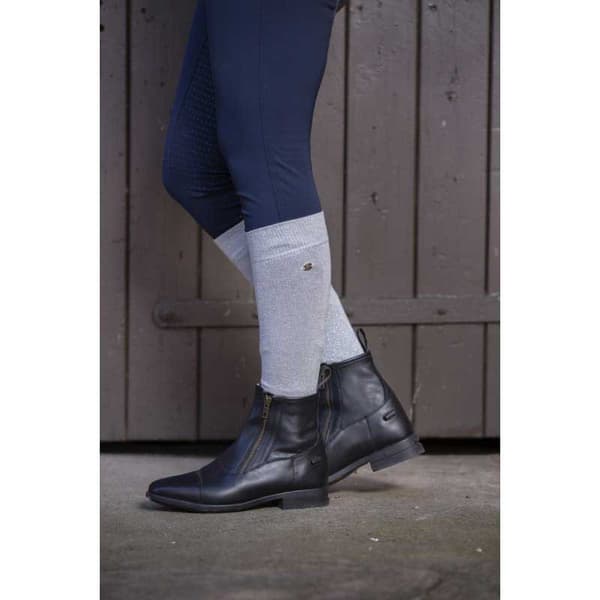 Equitheme Ridestøvler Double Zip Sort EU 43