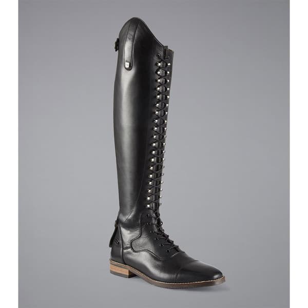 Premier Equine Maurizia Ladies Lace Front Tall Leather Riding Wide Ridestøvler  EU 40