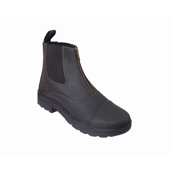 T.de.t Leoni Oil Coated Leather Ridestøvler Sort EU 38