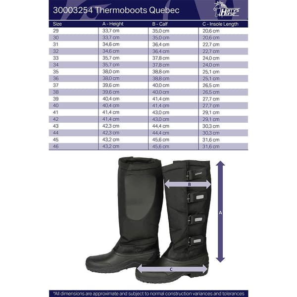 Harry´s Horse Quebec Thermo Støvler Sort EU 38