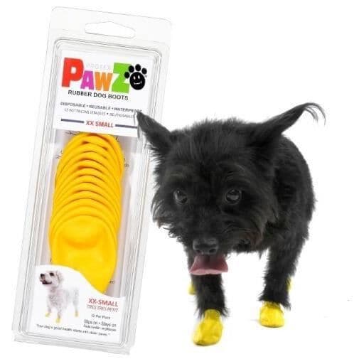 Hundskor - Pawz - M - Naturligt gummi - Vattentäta - 100% biologiskt nedbrytbara