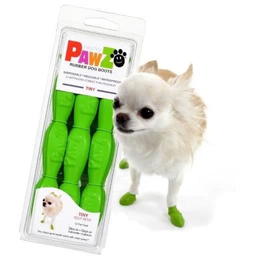 Hundskor - Pawz - M - Naturligt gummi - Vattentäta - 100% biologiskt nedbrytbara
