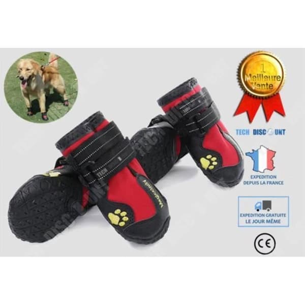 hundskor vattentät sport XL stor storlek skydd vattentät toffel snö halkfri vandringssläde löpning promenader