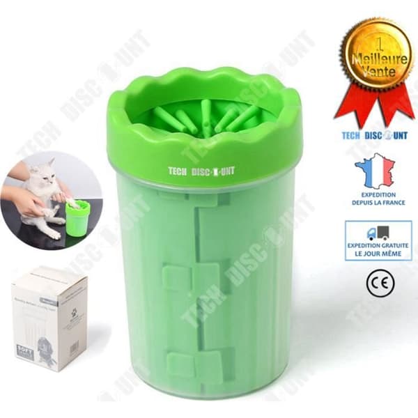 TD® Large Size Dog Paw Cleaner Large Size Portable Scrubber Borste Fötter Katt Husdjur Hushåll