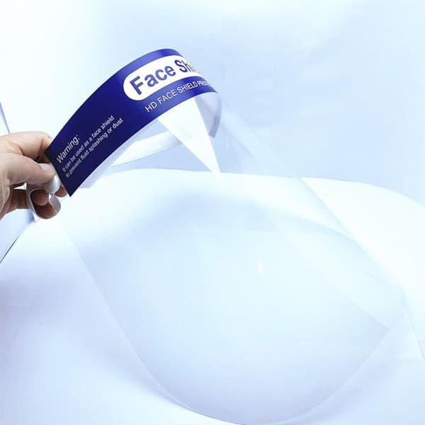 Transparent visir - Tech Discount - Paket med 10 - Stänkskydd - Imfria