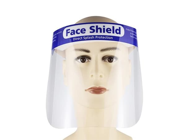 Transparent visir - Tech Discount - Paket med 10 - Stänkskydd - Imfria