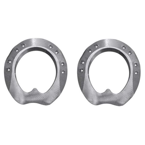 Colleoni Aluminium Stängd Ftvwbb 2 Flikar Främre Hästsko 2 Enheter Silver 2