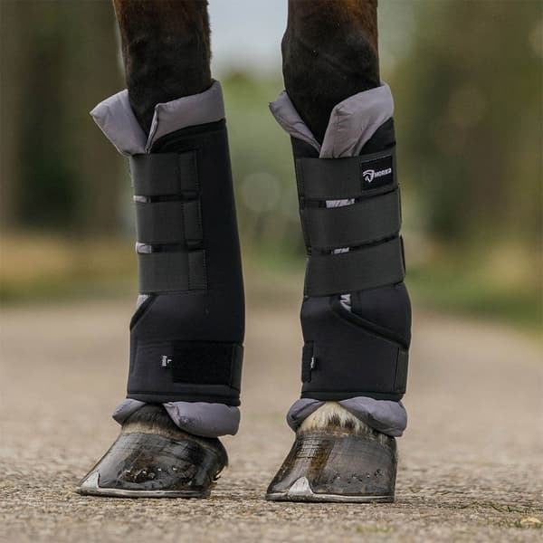 Horka Senstövlar Travelling Stable Svart XL