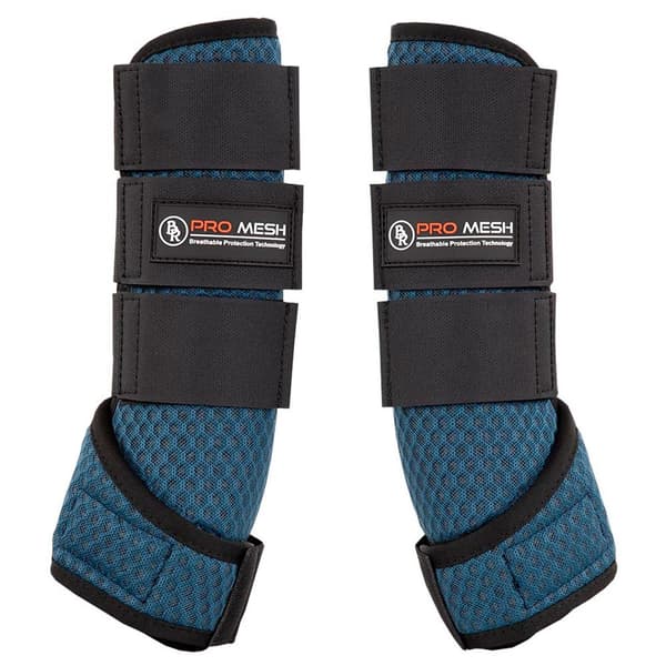 Br Knä-shin Pad Pro Mesh Flex Blå S