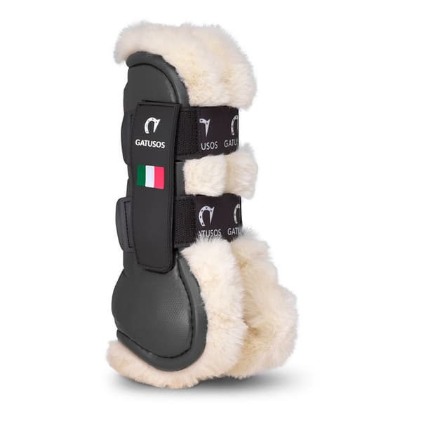 Gatusos Shearling Främre Senestövlar Deluxe Svart