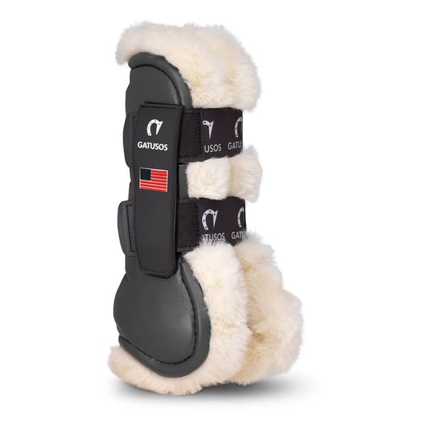 Gatusos Shearling Främre Senestövlar Deluxe Svart