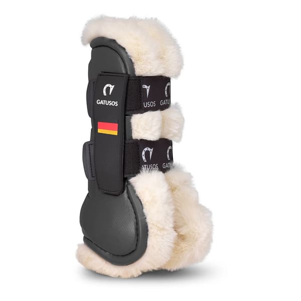 Gatusos Shearling Främre Senestövlar Deluxe Svart