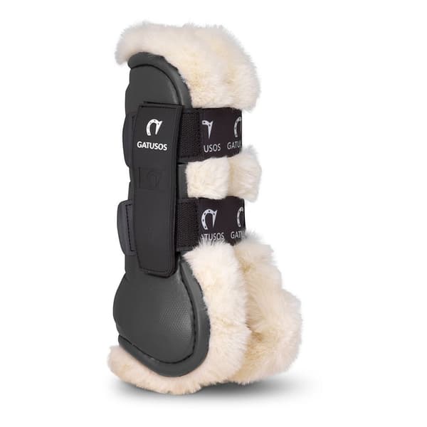 Gatusos Shearling Senestøvler Foran Deluxe Sort