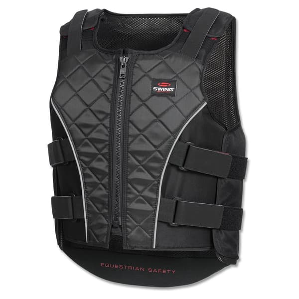 Swing Kroppsskyddsväst P19 Zipper Svart 2XS