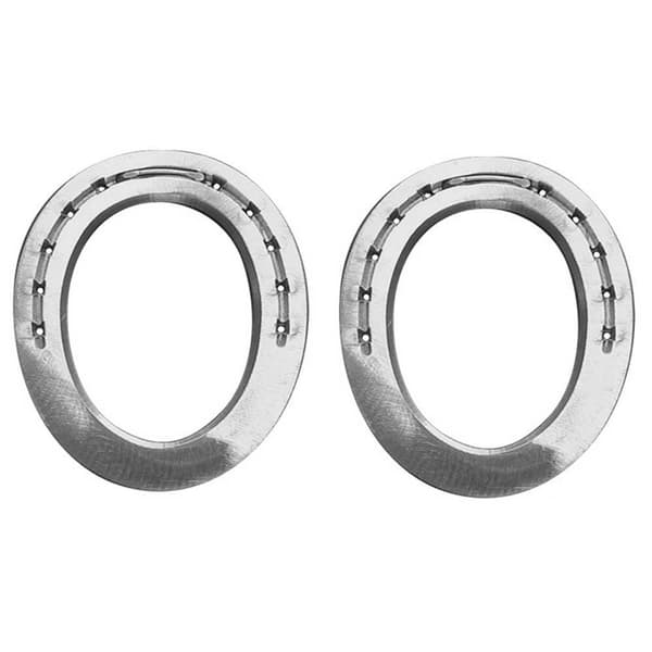 Colleoni Aluminium Ägg Platt Upbbb 3 Flikar Främre Hästsko 2 Enheter Silver 1