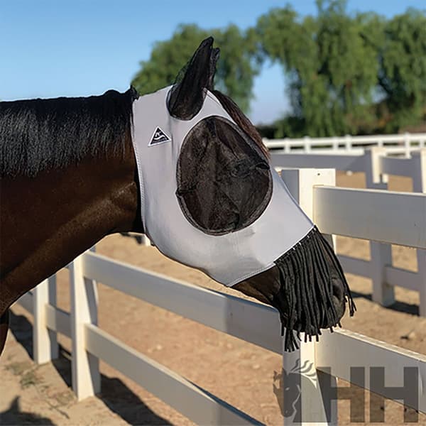 Professionals Choice Fluemaske Comfort-fit Deluxe Grå Pony