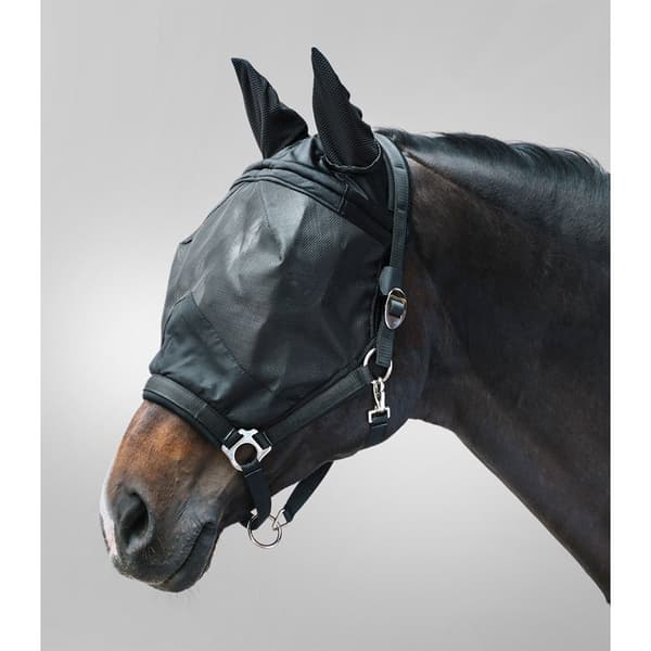 Waldhausen Fly-naamio Premium Musta Cob
