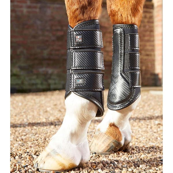 Premier Equine Carbon Air-tech Single Locking Brushing Senstövlar Brun M Wide