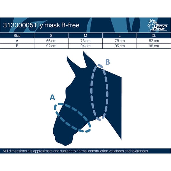 Harry´s Horse B-free Flugmask  S