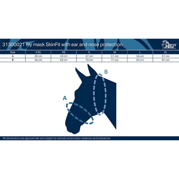 Harry´s Horse Skinfit Flugmask Med öron- Och Nässkydd  2XS