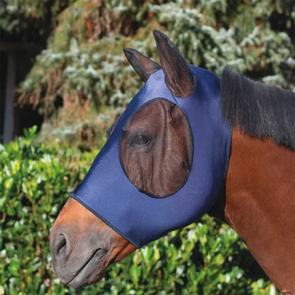 Usg Elastisk Fluemaske Med Lukning Velcro Blå Extra Full