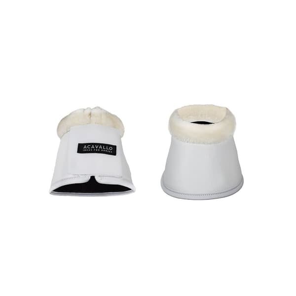 Acavallo Eco-leather Faux Sheepskin & Velcro Closure Stövlar  Cob