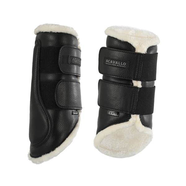 Acavallo Faux Sheepskin&velcro Jännekiinnikkeet  Full