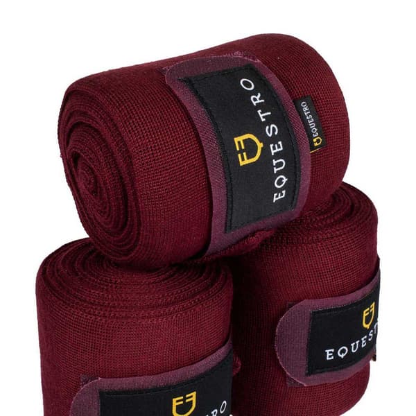 Equestro Vila Stickade Bandage 4 Bitar