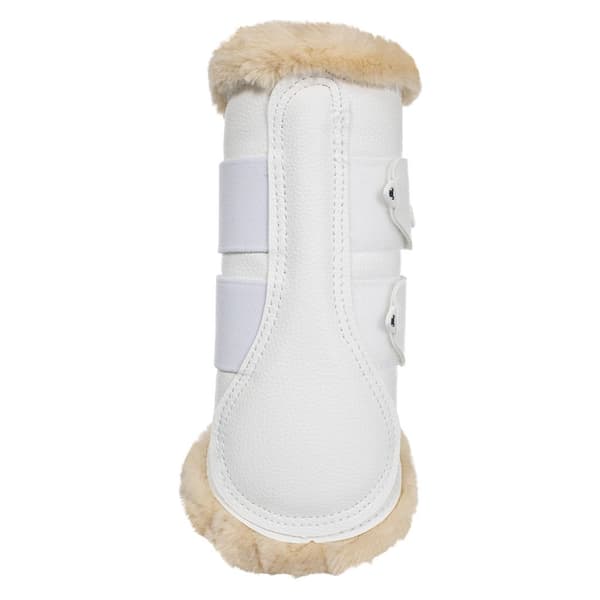 Acavallo Eco-leather&faux Sheepskin Senstövlar Vit XL