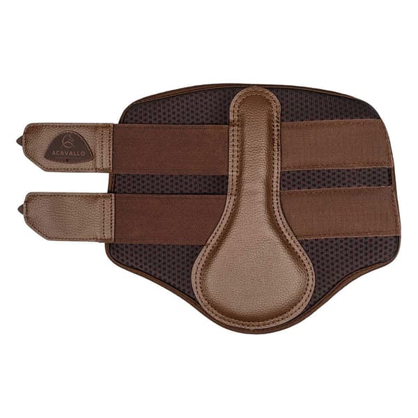 Acavallo Perforated Neoprene Double Velcro Senstövlar Brun XL