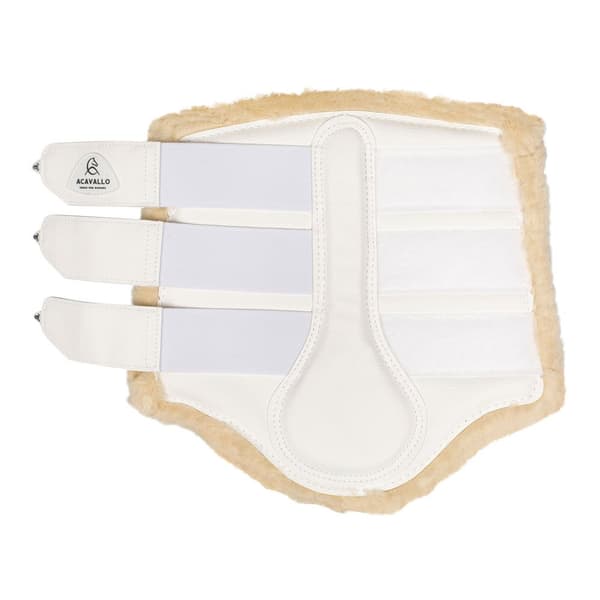 Acavallo Faux Leather& Faux Sheepskin Senesko Hvid XL