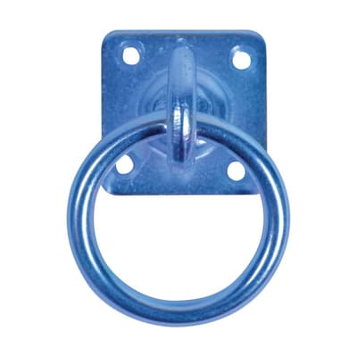 Perry Equestrian Swivel Tie Ring On Plate (Pack Of 2)