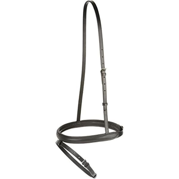 Kincade Leather Flash Noseband II Black Warmblood