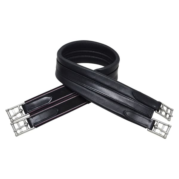 HyCOMFORT Leather Padded Double Elasticated Atherstone Girth